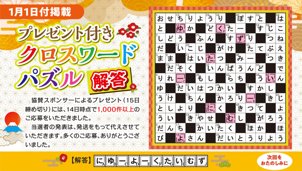 2025新年パズル解答
