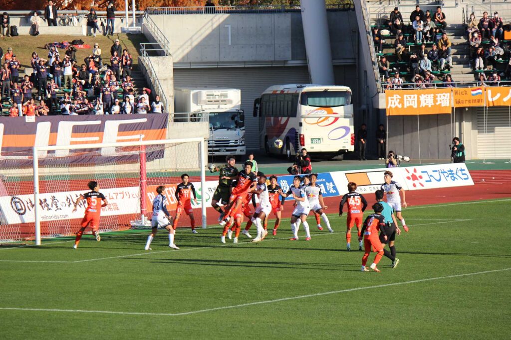 勝利するもJ3降格が決定（第38節　RB大宮アルディージャ戦）